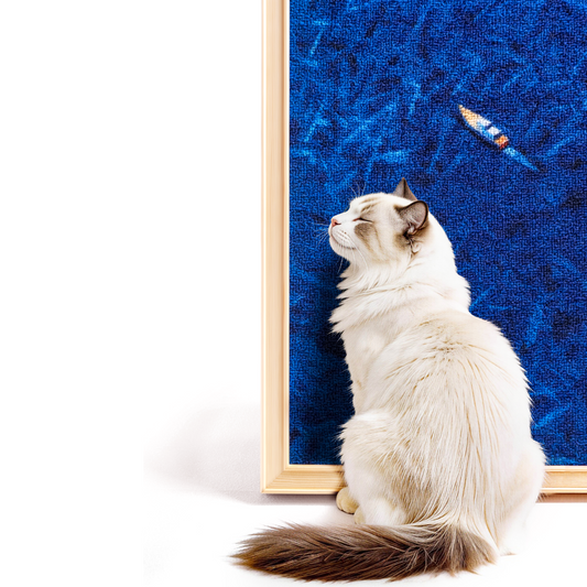 Art Frame Vertical Cat Scratcher - Solitary Skiff