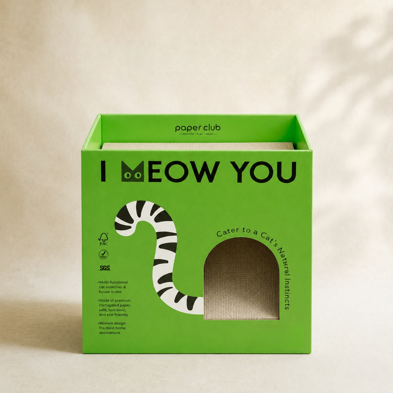 Cat Scratcher - Double Layer Kraft Paper Box