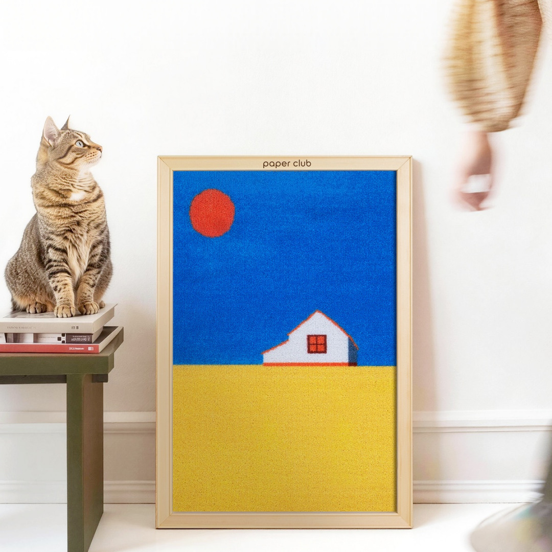 Art Frame Vertical Cat Scratcher - Sunny Fields
