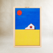 Art Frame Vertical Cat Scratcher - Sunny Fields