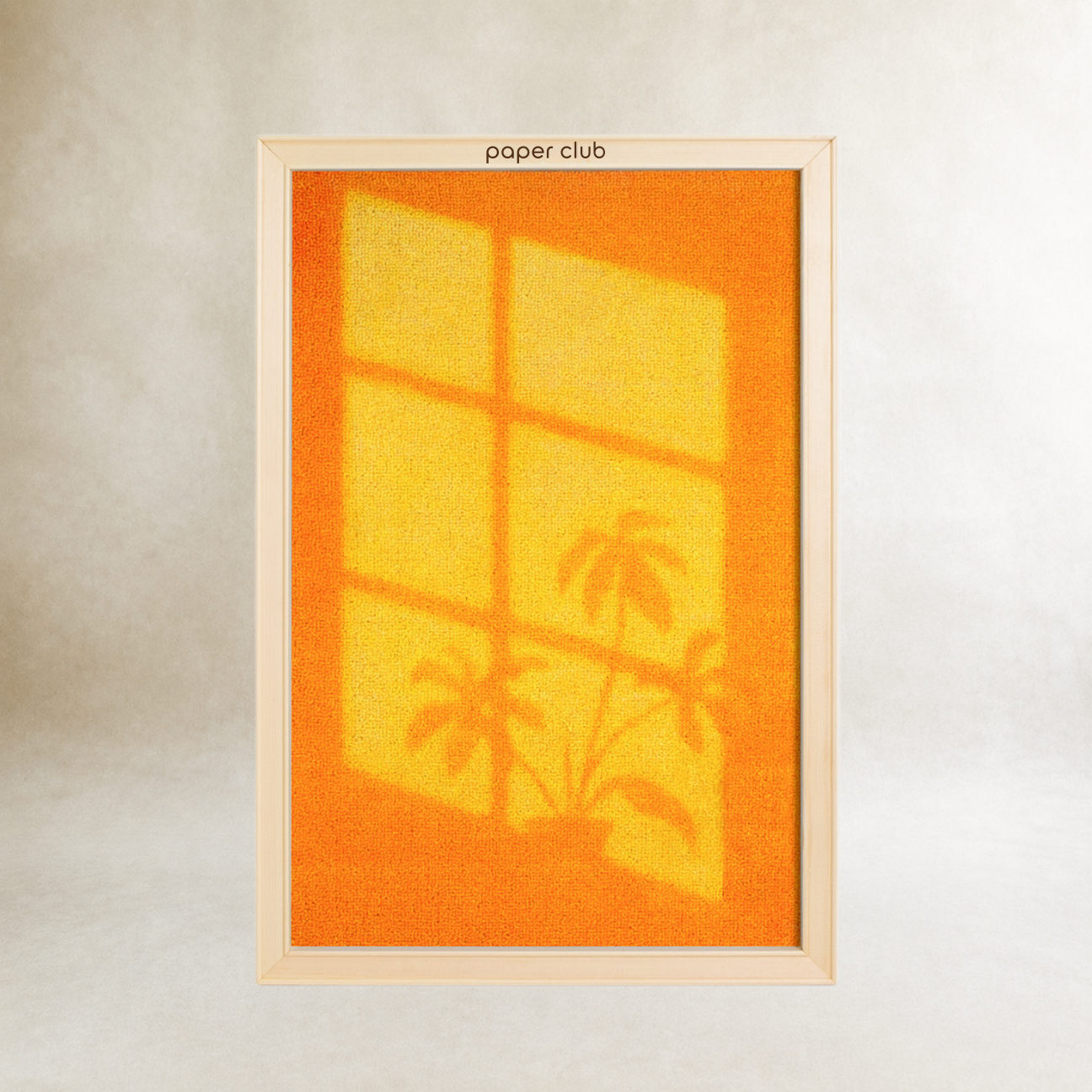 Art Oil Painting Frame Vertical Cat Scratcher - Orange Window